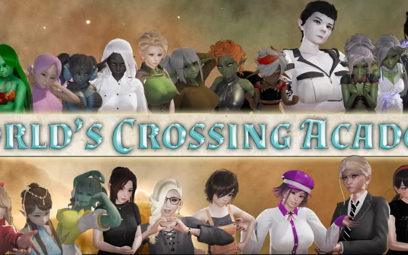 Worlds Crossing Academy cover 1.6.0.5 + DLC – Ren'Py adult game by Team Emberwings free download