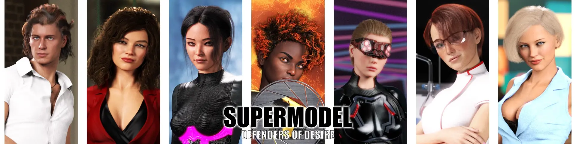 Supermodel: Defenders of Desire cover Update 9 - 1.9.0 – Ren'Py adult game by Belle free download