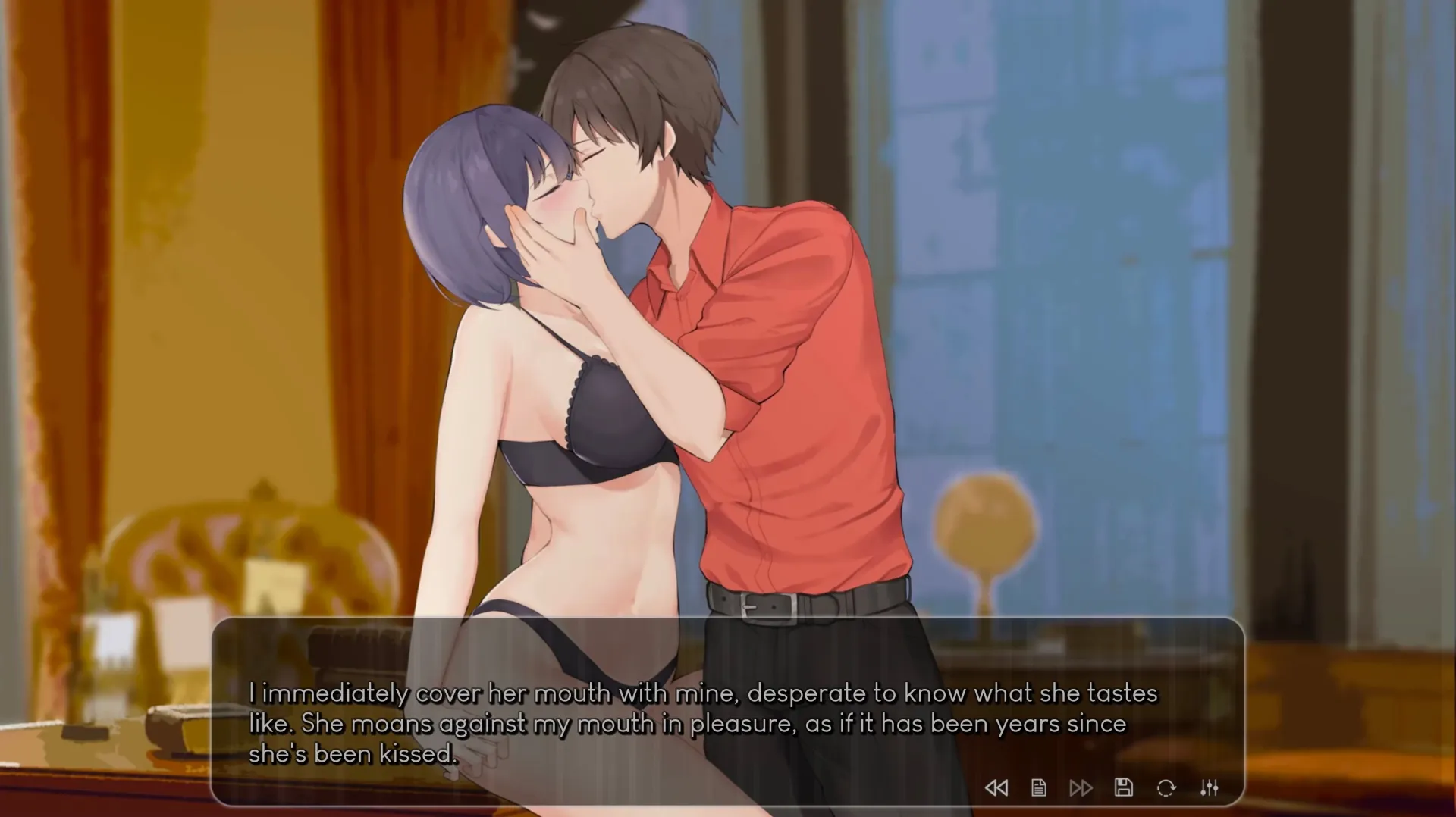 HellKink: Infernal Affairs gameplay screenshot 1 (Ren'Py adult game) by Spicy Peach – free download