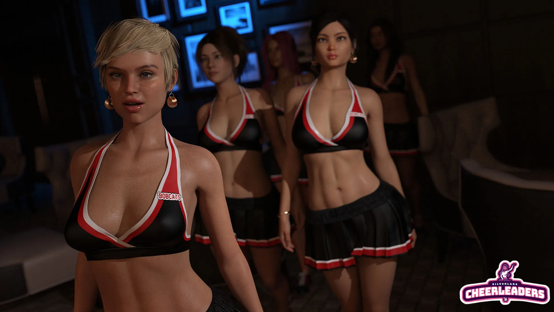Cheerleaders gameplay screenshot 6 (Ren'Py adult game) by Lounatick – free download