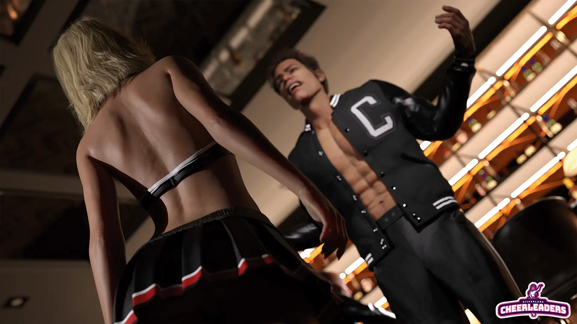 Cheerleaders gameplay screenshot 10 (Ren'Py adult game) by Lounatick – free download