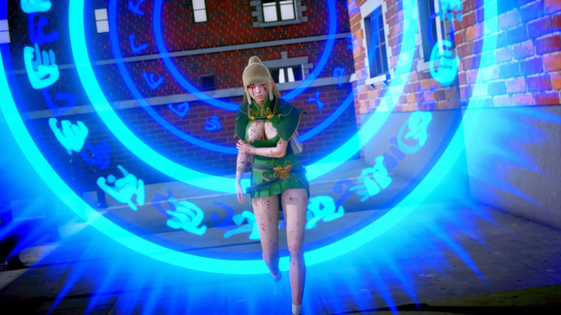 Myth of Slayer gameplay screenshot 2 (Ren'Py adult game) by Oldcat – free download