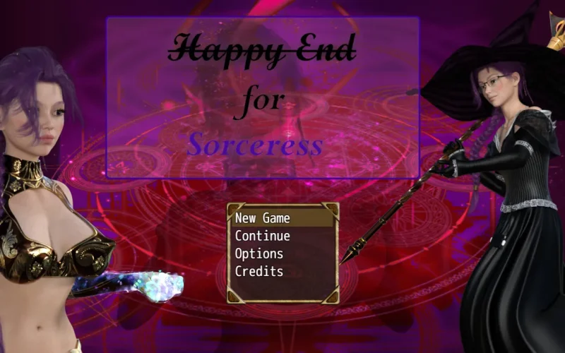 Happy End for Sorceress cover 0.18 – RPGM adult game by QuiverQ free download