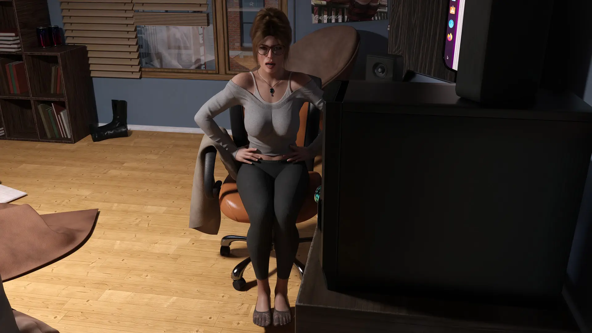 MILF Games gameplay screenshot 3 (Ren'Py adult game) by Scarlet Tales – free download