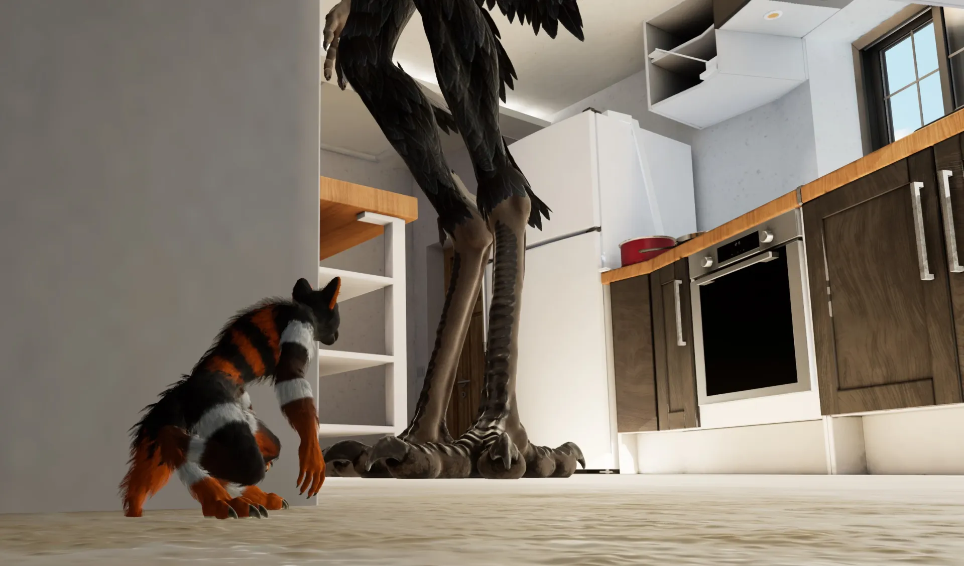Macro Micro VR Service gameplay screenshot 2 (Unreal Engine adult game) by BleuRaven – free download