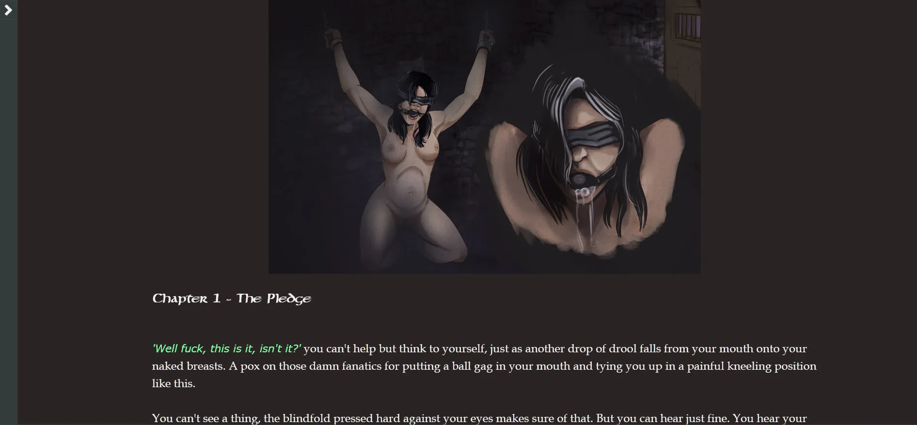 Taru’s Infernal Pledge gameplay screenshot 9 (HTML adult game) by FlimsyLegs – free download