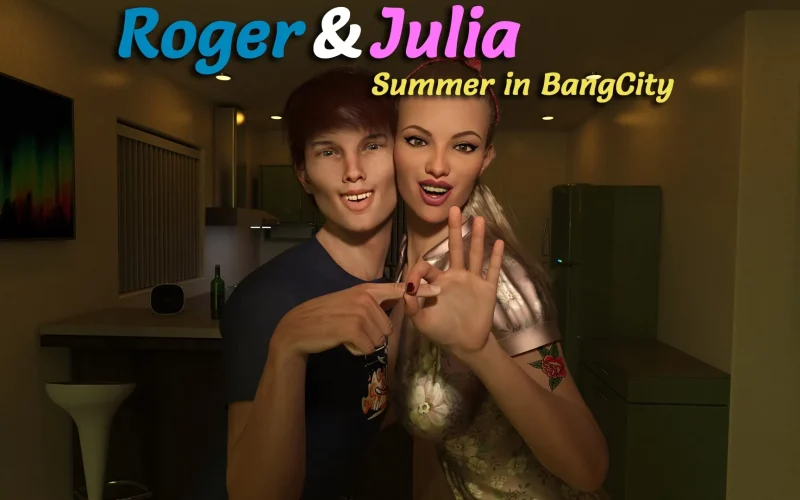 Roger & Julia – Summer in BangCity cover 0.09b – Ren'Py adult game by BangCityDev free download