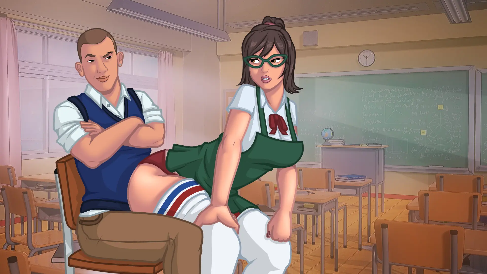 Lustworth Academy gameplay screenshot 4 (Ren'Py adult game) by ImpactXPlay – free download