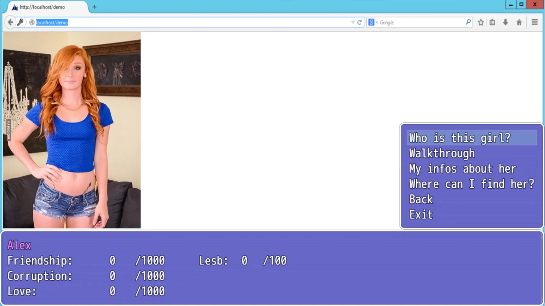 The Wish gameplay screenshot 2 (Ren'Py adult game) by The Sex Game's Stories – free download