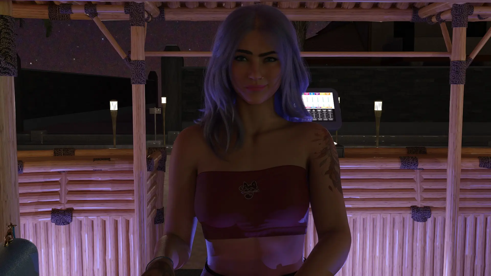 Paradise City gameplay screenshot 2 (Ren'Py adult game) by Twisted Architect Productions – free download