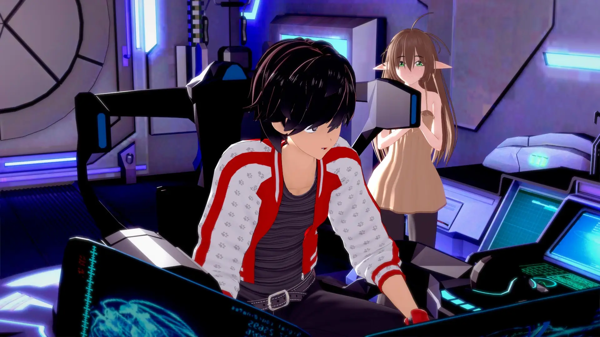 Cosmic Desires gameplay screenshot 3 (Ren'Py adult game) by Abbys_Cat – free download