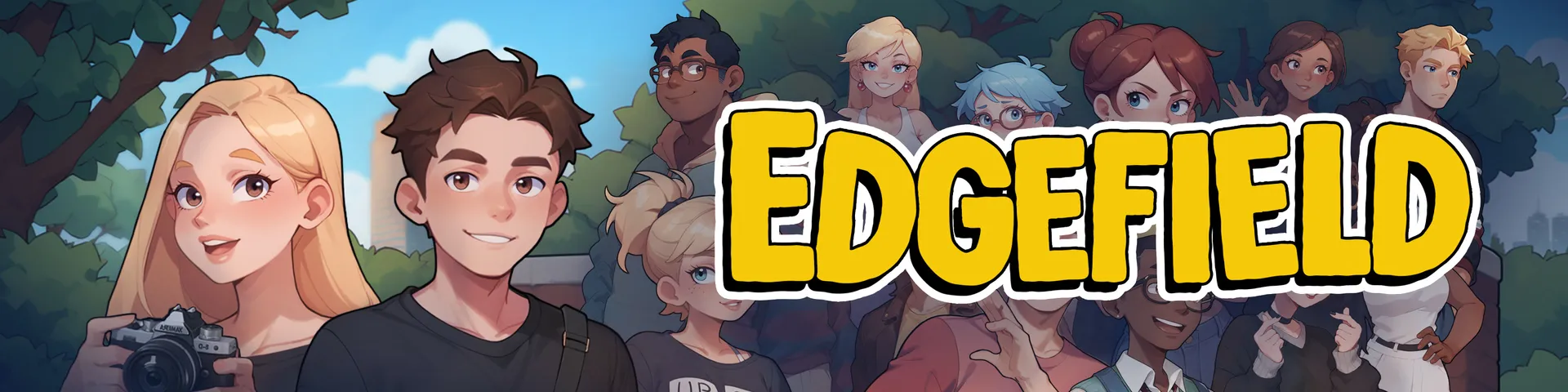 Edgefield cover 0.3.0 – Ren'Py adult game by Undercover Pop Games free download