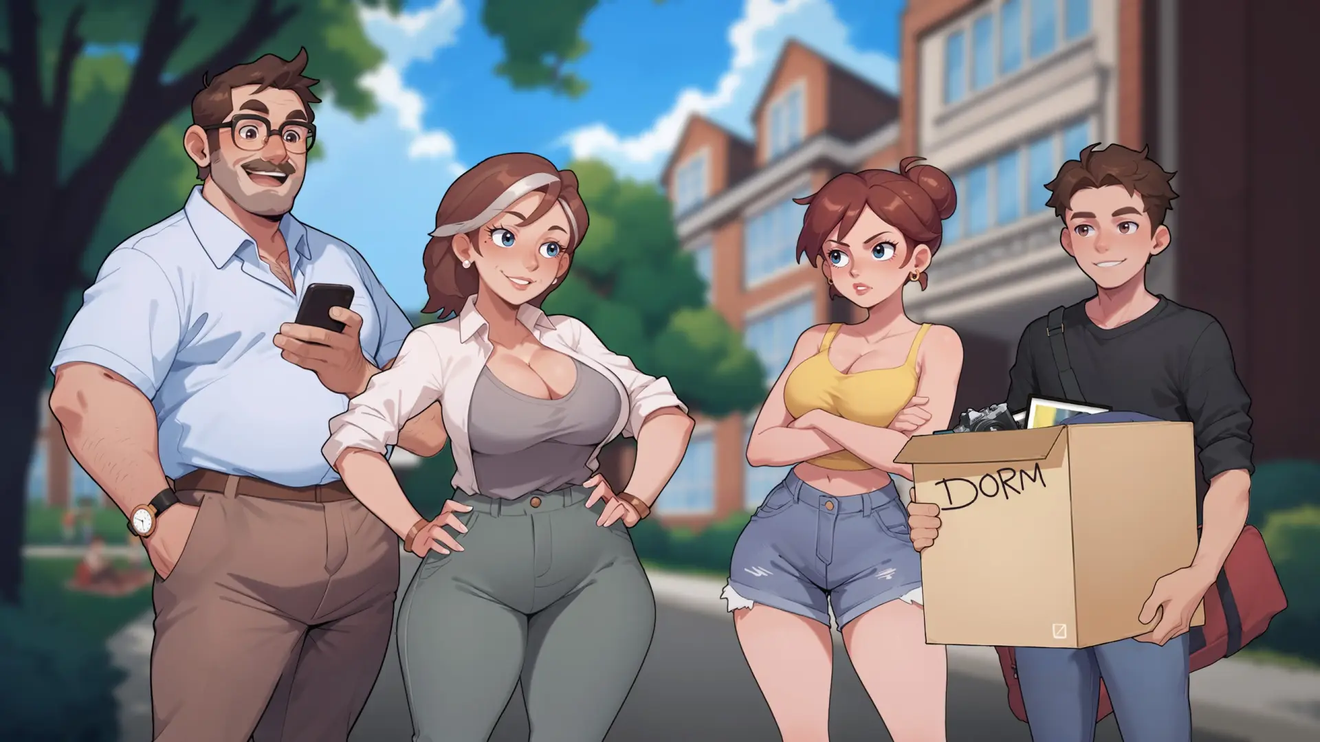 Edgefield gameplay screenshot 7 (Ren'Py adult game) by Undercover Pop Games – free download