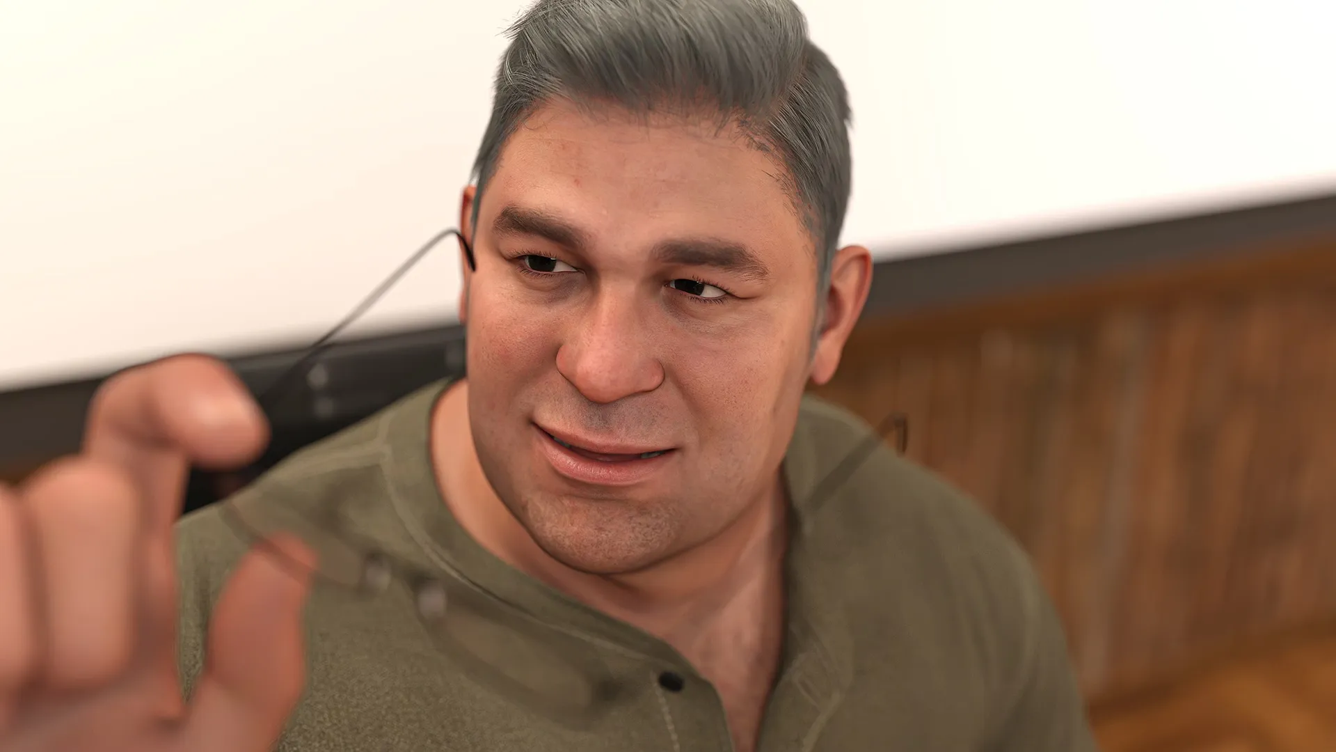 Daddy May Love gameplay screenshot 4 (Ren'Py adult game) by Mr. Daisy – free download