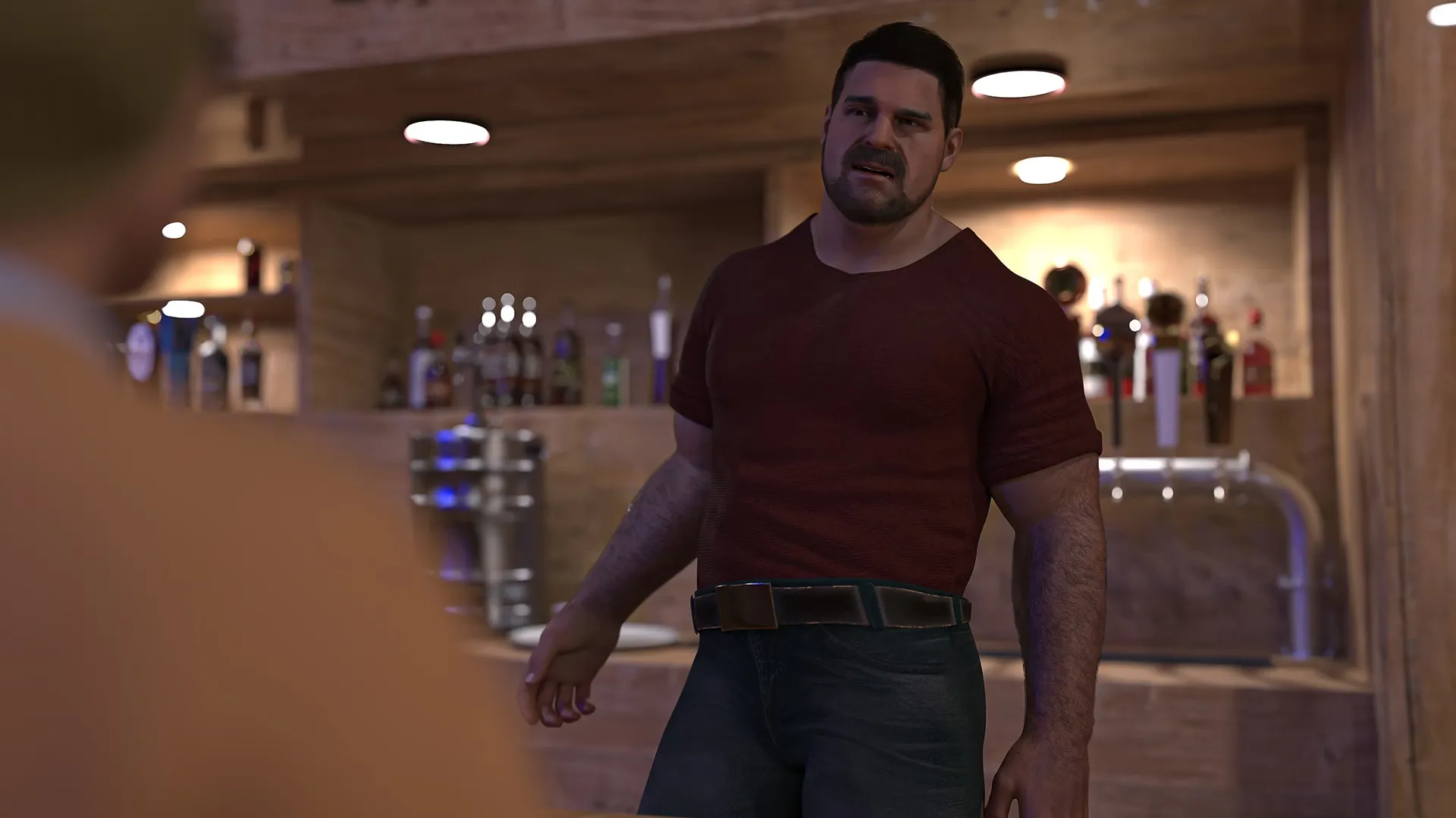 Daddy May Love gameplay screenshot 7 (Ren'Py adult game) by Mr. Daisy – free download