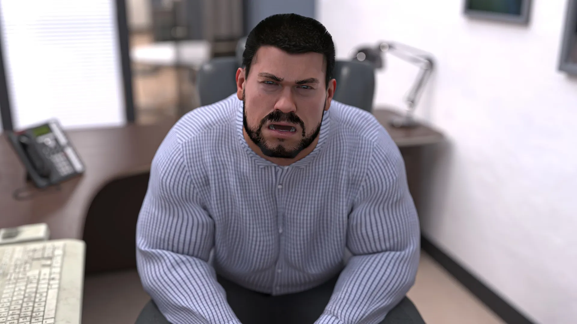 Daddy May Love gameplay screenshot 5 (Ren'Py adult game) by Mr. Daisy – free download