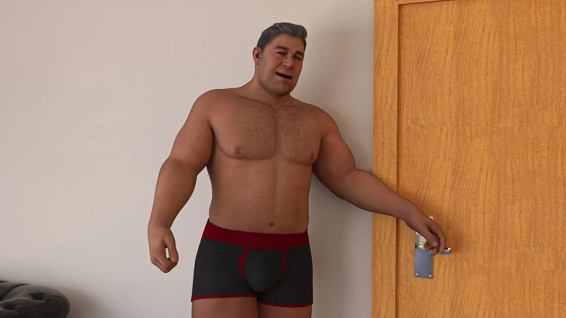 Daddy May Love gameplay screenshot 2 (Ren'Py adult game) by Mr. Daisy – free download