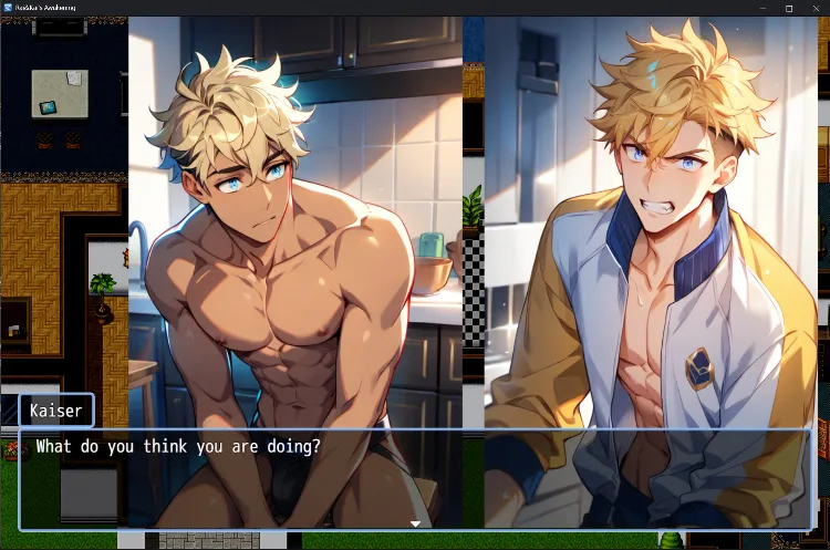 Rai & Kai’s Awakening gameplay screenshot 3 (Ren'Py adult game) by PrinceAI – free download