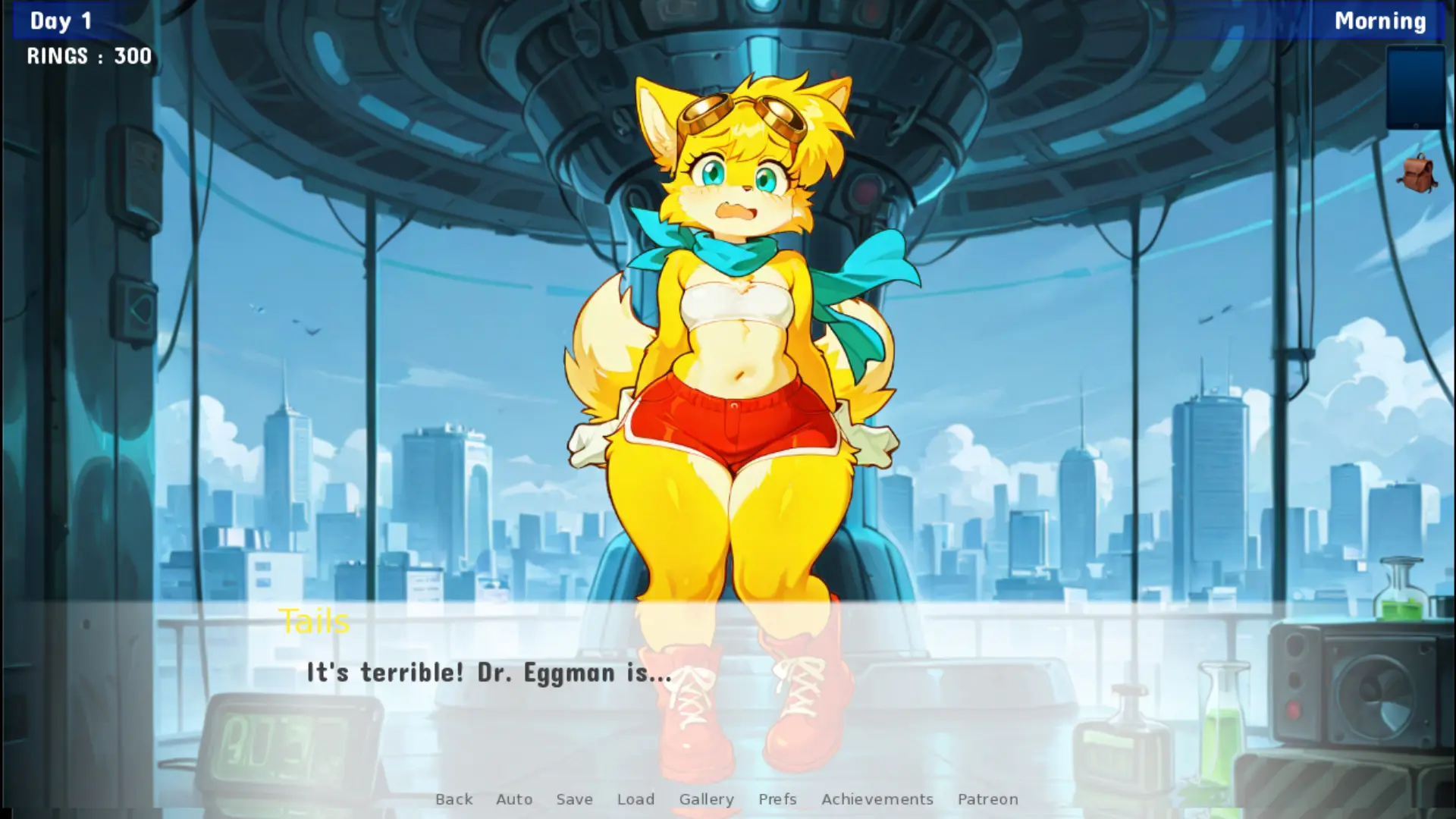 Sonic IDS Quest gameplay screenshot 6 (Ren'Py adult game) by Pammy Works – free download