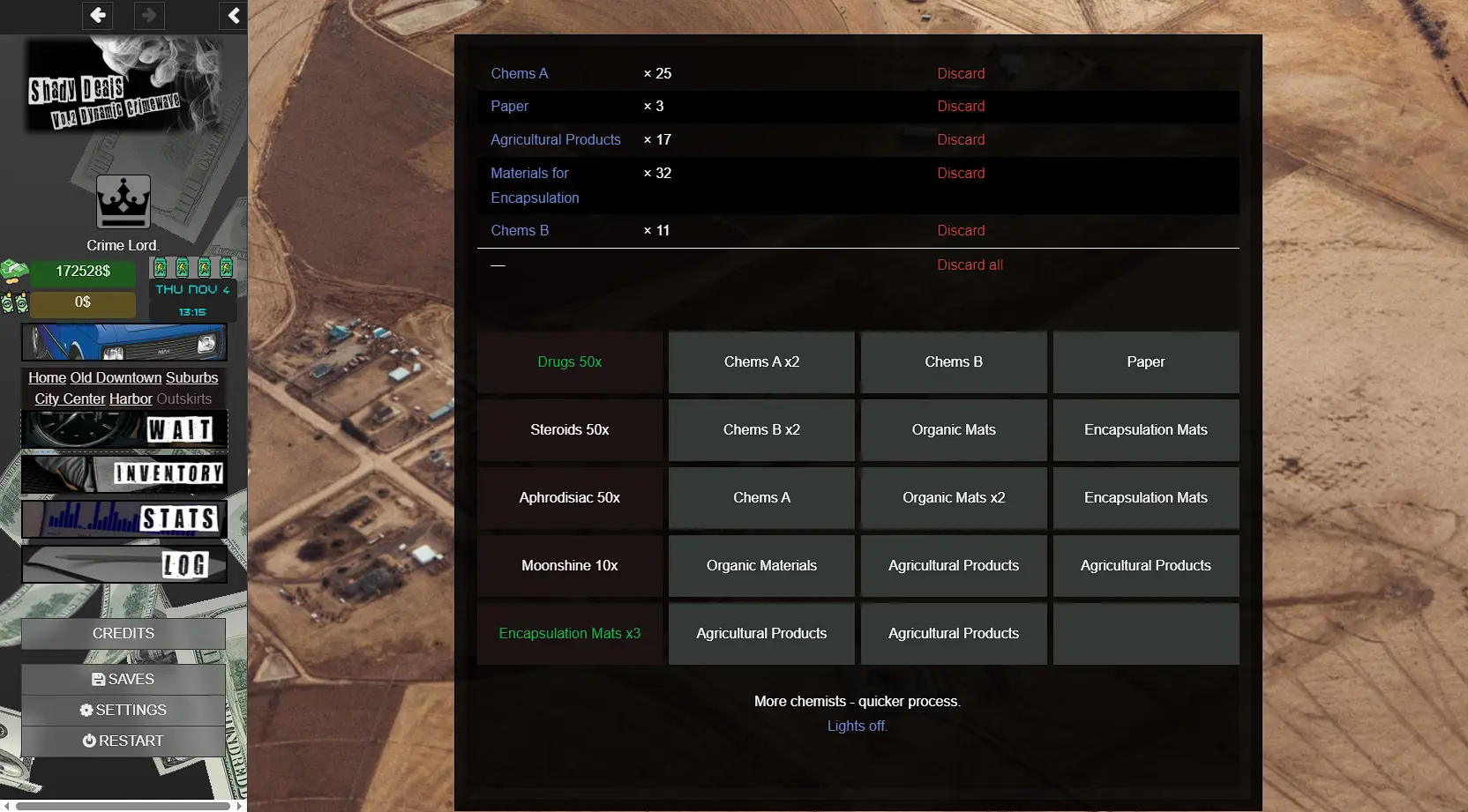 Shady Deals gameplay screenshot 11 (HTML adult game) by Kroo – free download