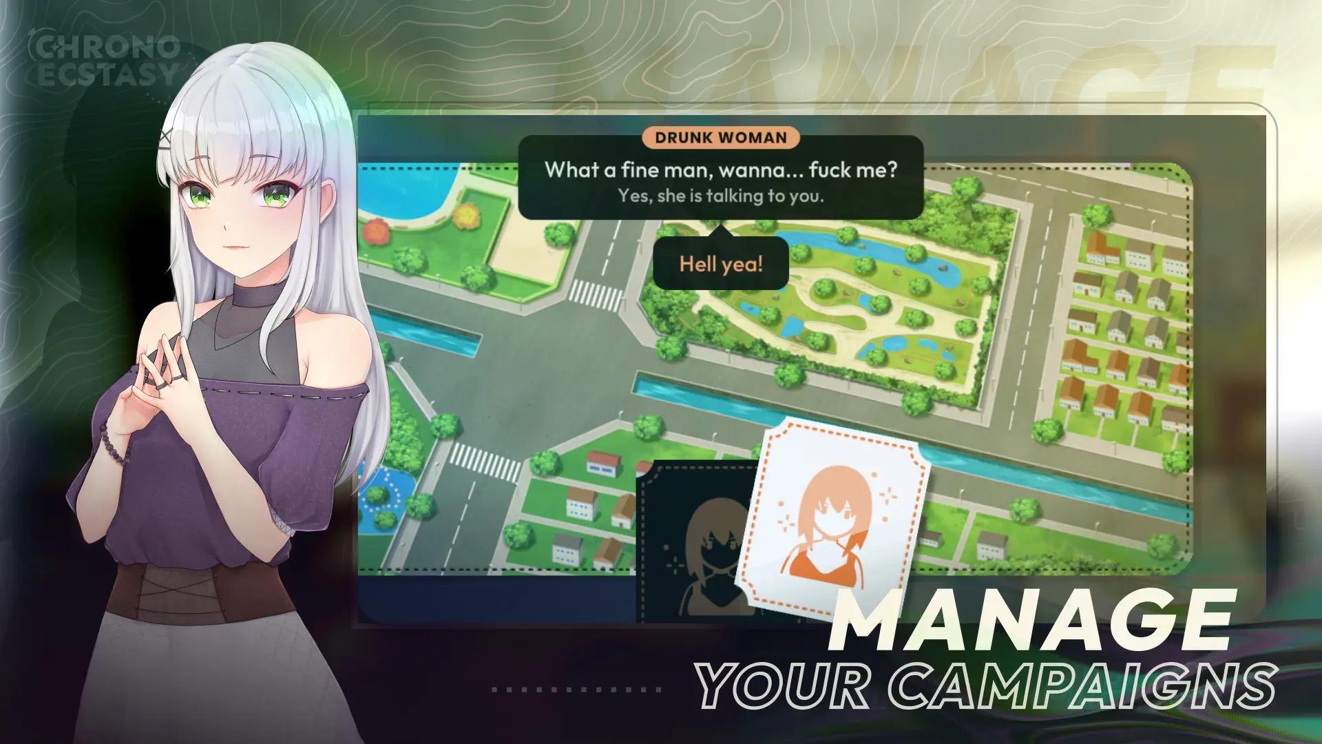 Chrono Ecstasy gameplay screenshot 5 (Unity adult game) by Pigeon2Play – free download