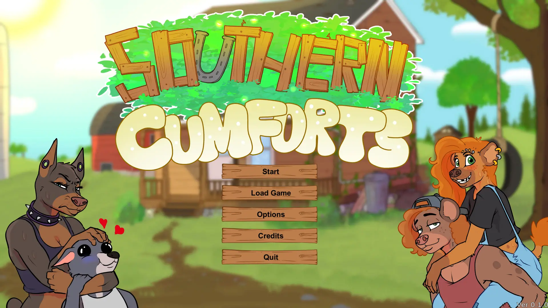 Southern Cumforts cover 0.1.3 – Unity adult game by Cackle Games free download