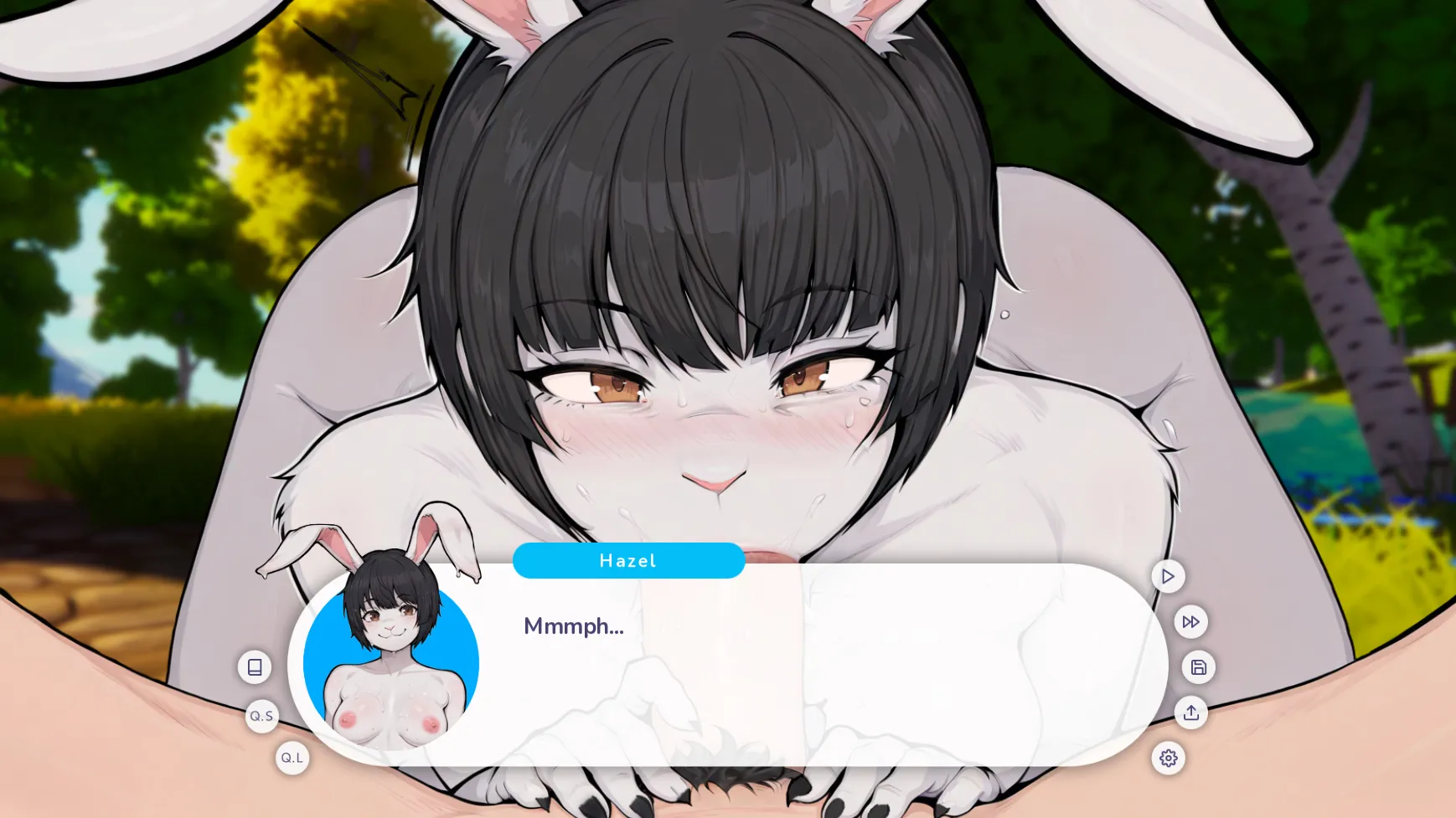 My Fluffy Neighbor gameplay screenshot 4 (Ren'Py adult game) by Invisible Cactus – free download