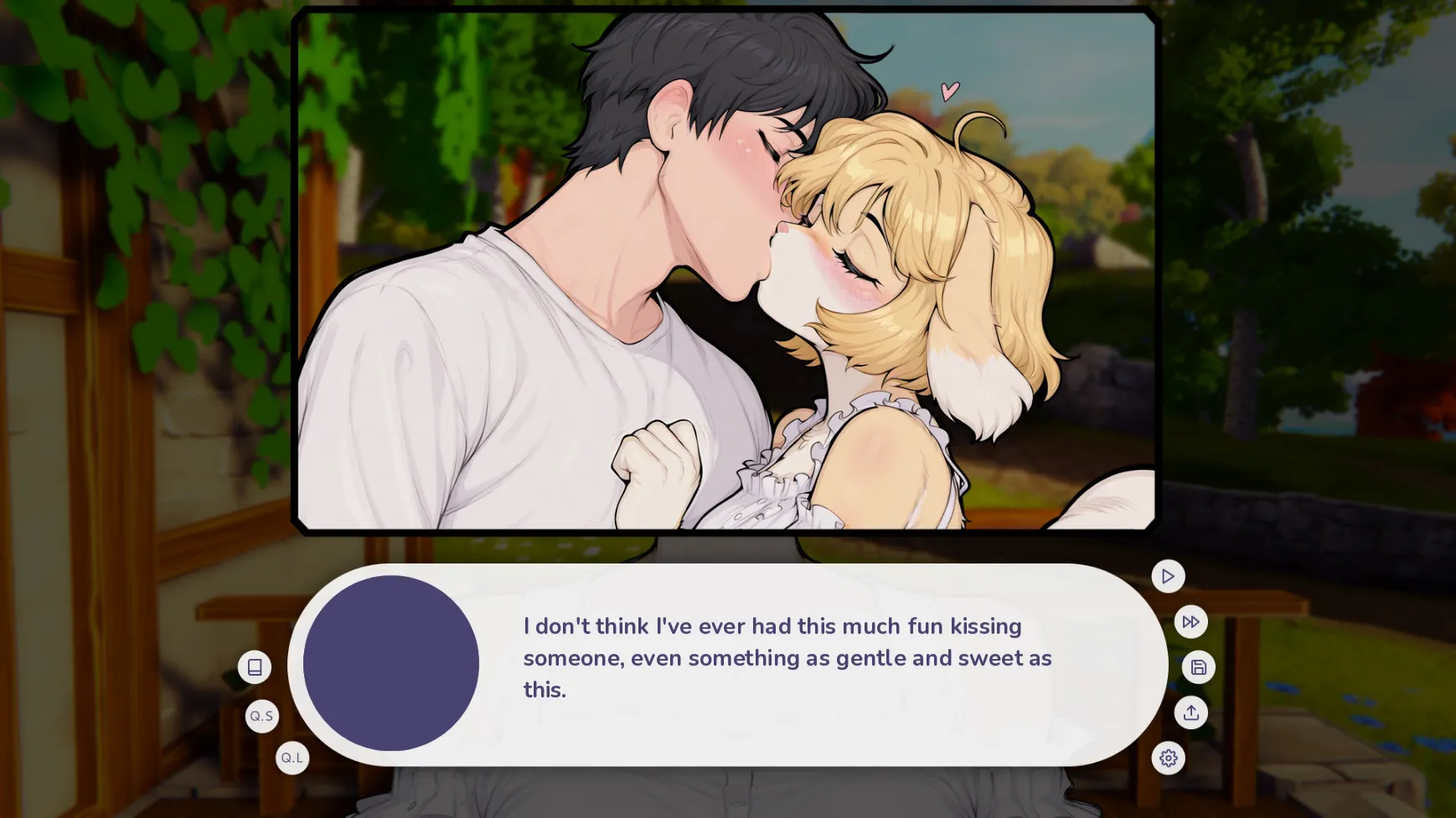 My Fluffy Neighbor gameplay screenshot 5 (Ren'Py adult game) by Invisible Cactus – free download