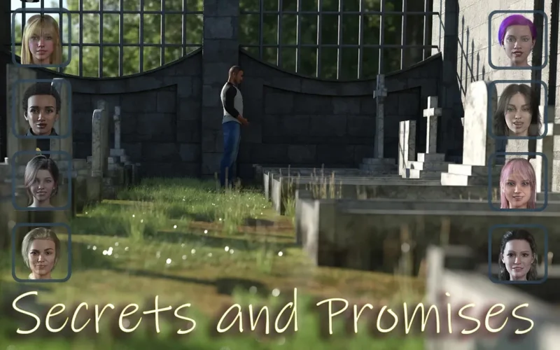 Secrets and Promises cover 0.09 – Ren'Py adult game by badbod free download