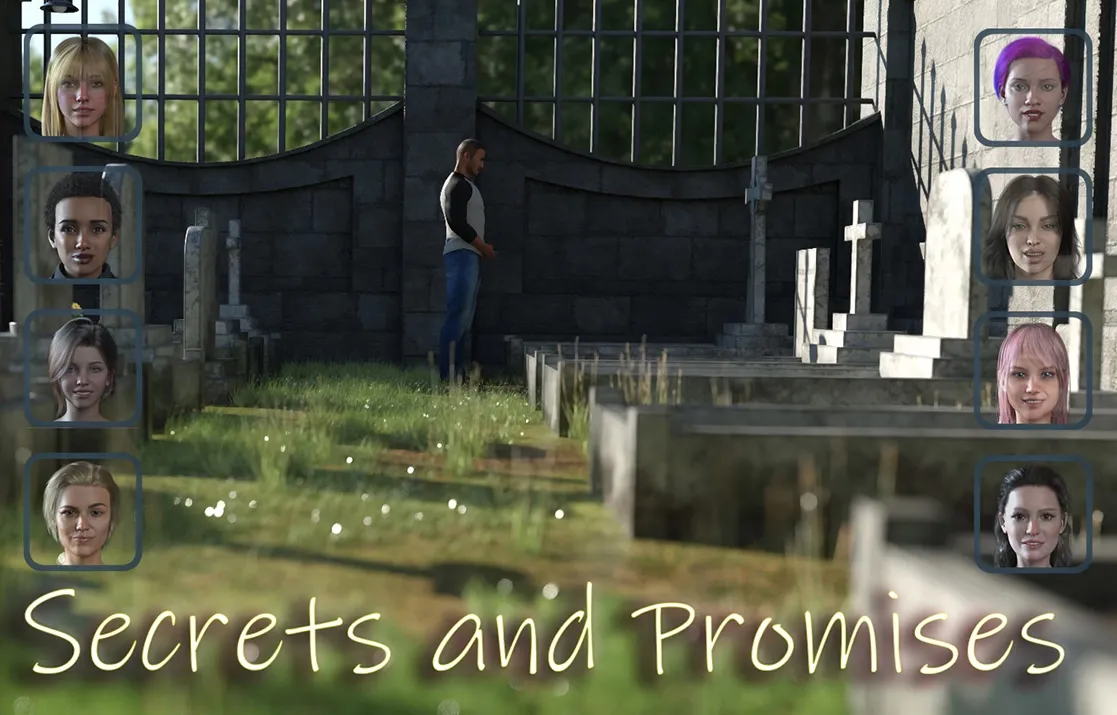 Secrets and Promises cover 0.09 – Ren'Py adult game by badbod free download