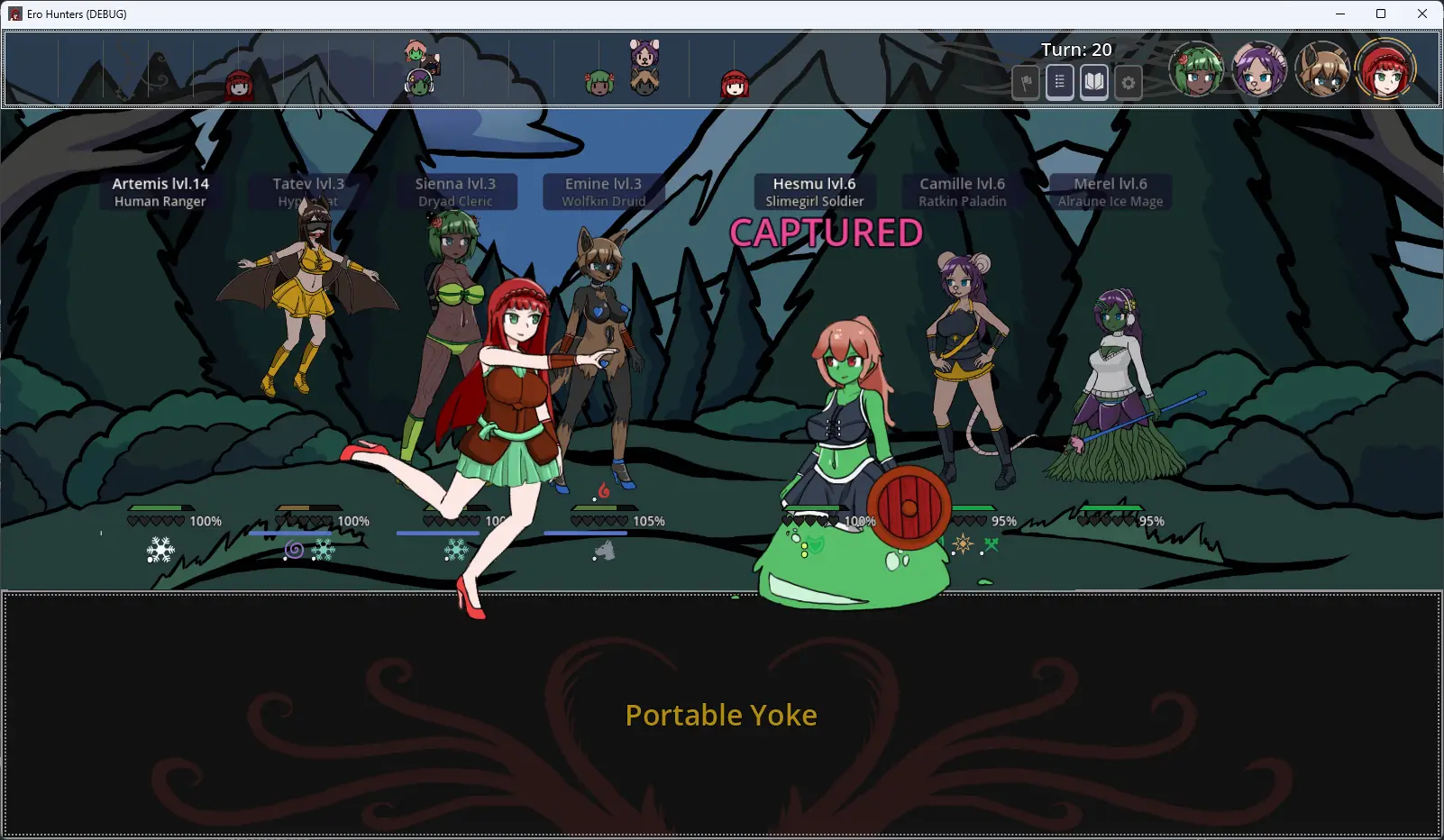 Ero Hunters gameplay screenshot 6 (Godot adult game) by Madodev – free download
