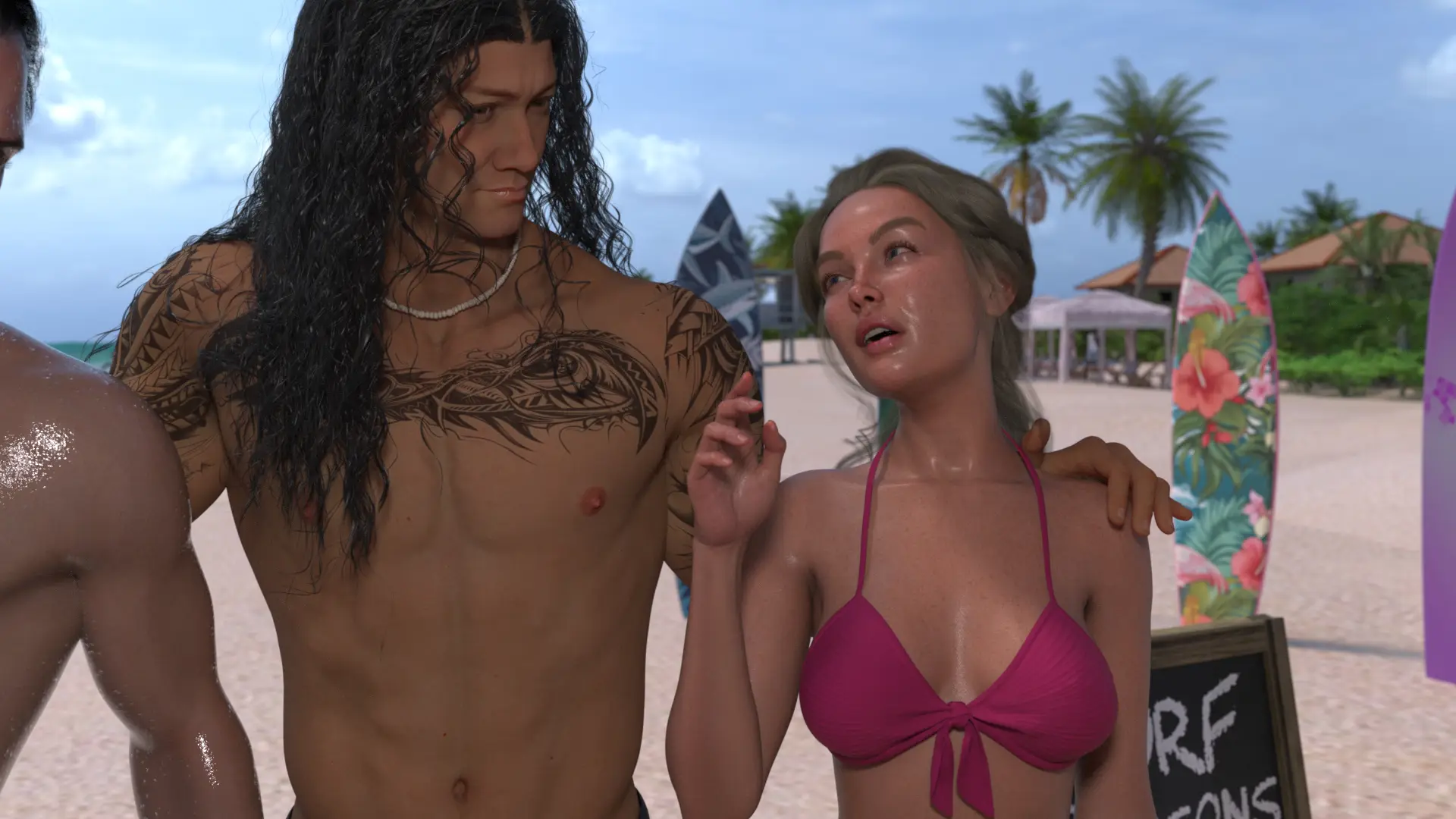 Paradise City gameplay screenshot 7 (Ren'Py adult game) by Twisted Architect Productions – free download