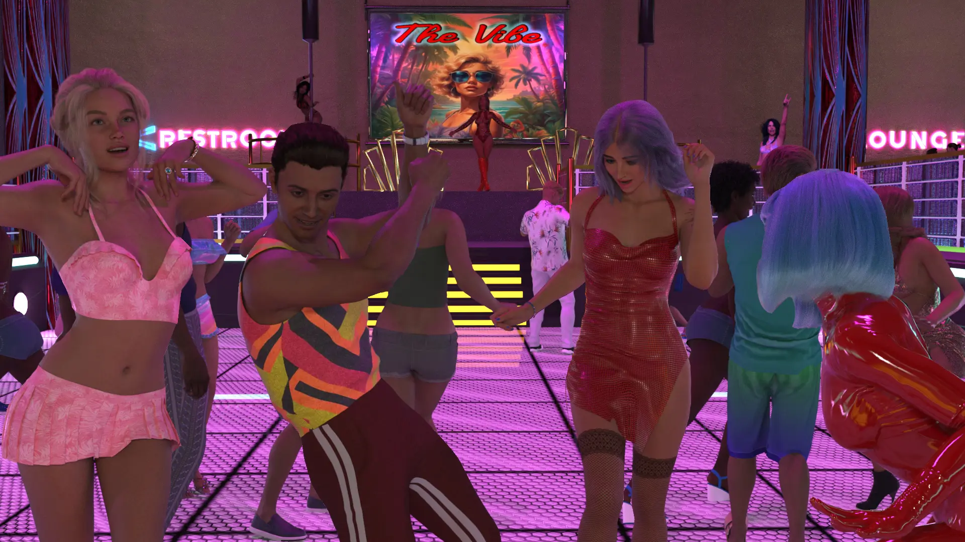 Paradise City gameplay screenshot 19 (Ren'Py adult game) by Twisted Architect Productions – free download
