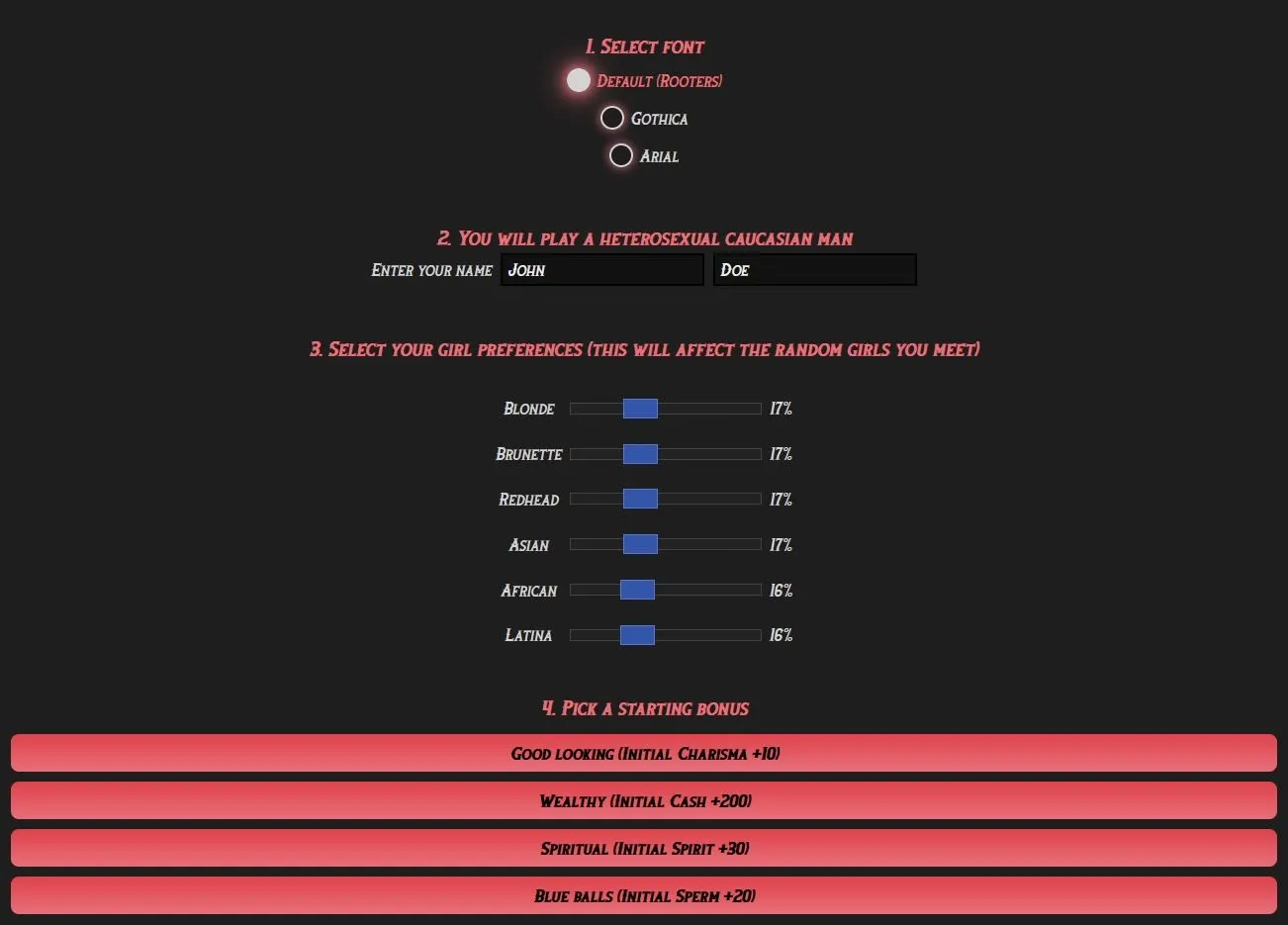 Inseminator gameplay screenshot 4 (HTML adult game) by InsemGame – free download