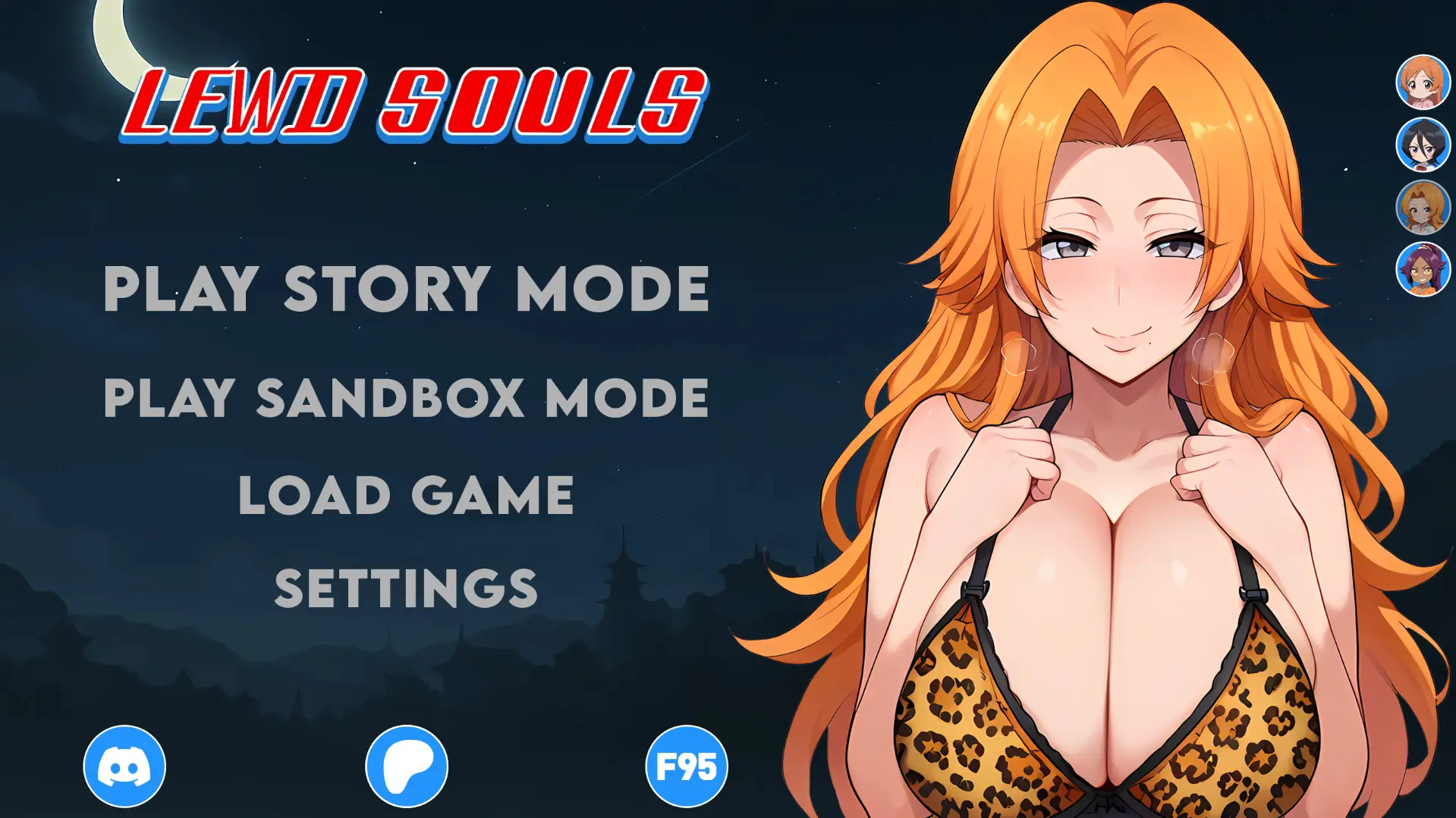 Lewd Souls gameplay screenshot 1 (Ren'Py adult game) by Xetrift Studios – free download