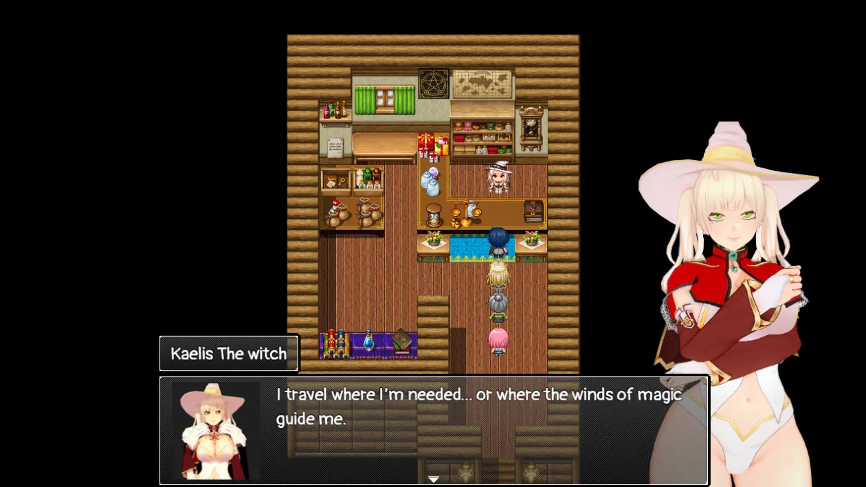 Duskthrone: The Forsaken Realm gameplay screenshot 16 (RPGM adult game) by SuckylittleD – free download