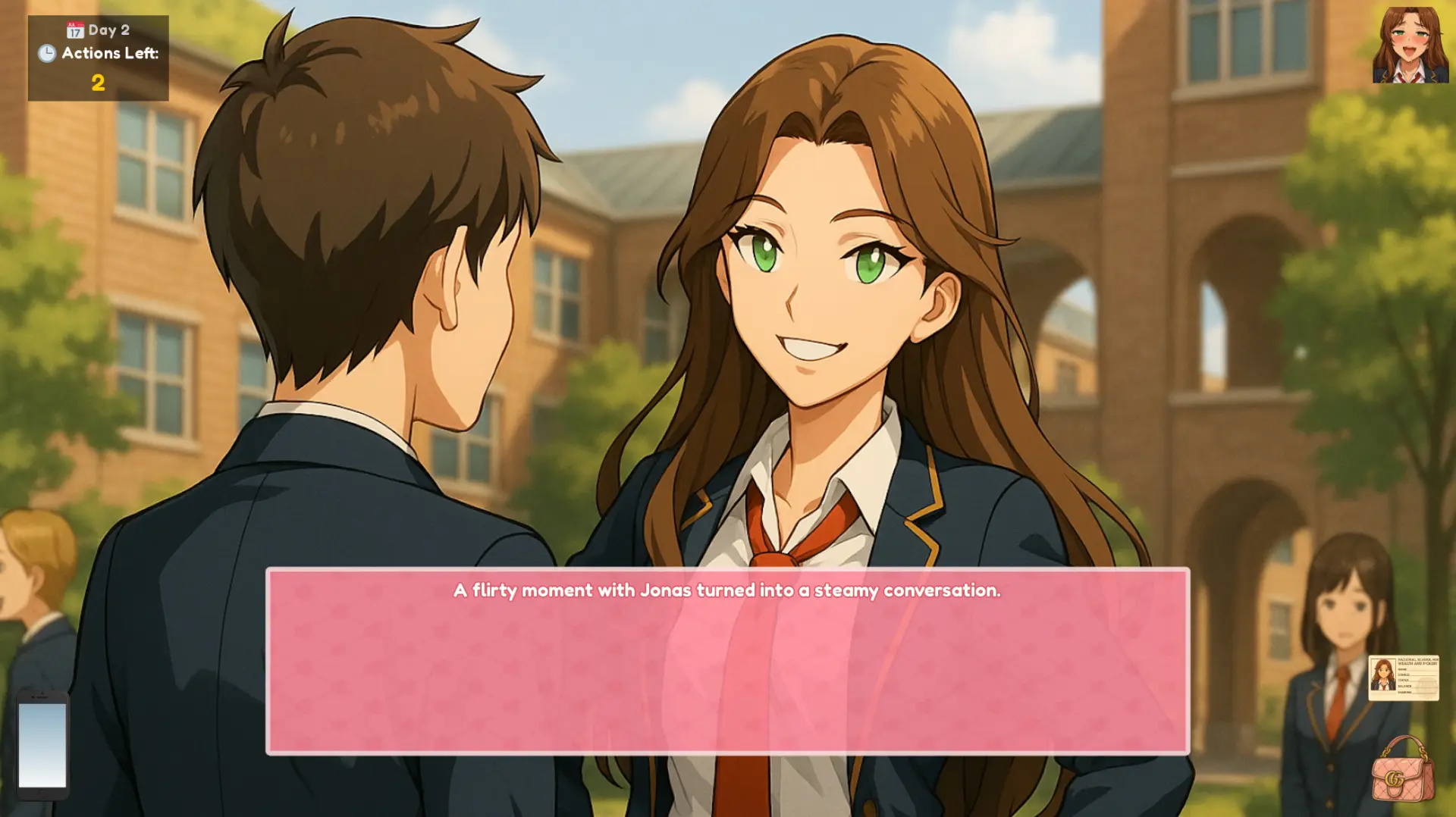 NSFW: National School for Wealth … and Fuckery gameplay screenshot 1 (Ren'Py adult game) by SWAJ – free download