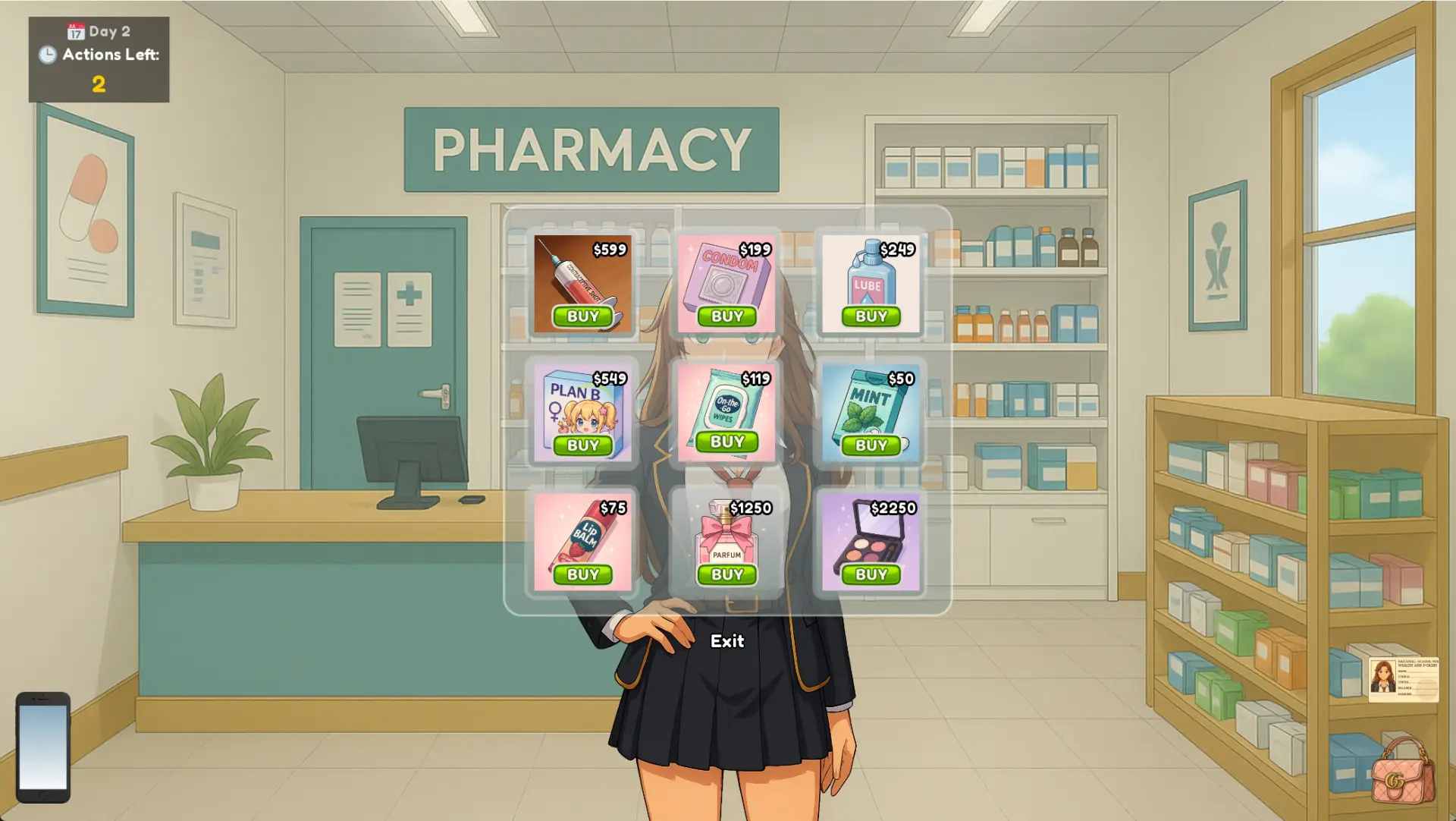 NSFW: National School for Wealth … and Fuckery gameplay screenshot 6 (Ren'Py adult game) by SWAJ – free download