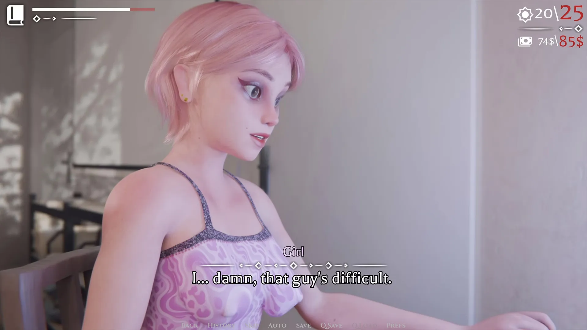 My Girl Loves Handcuffs gameplay screenshot 7 (Ren'Py adult game) by 395games – free download