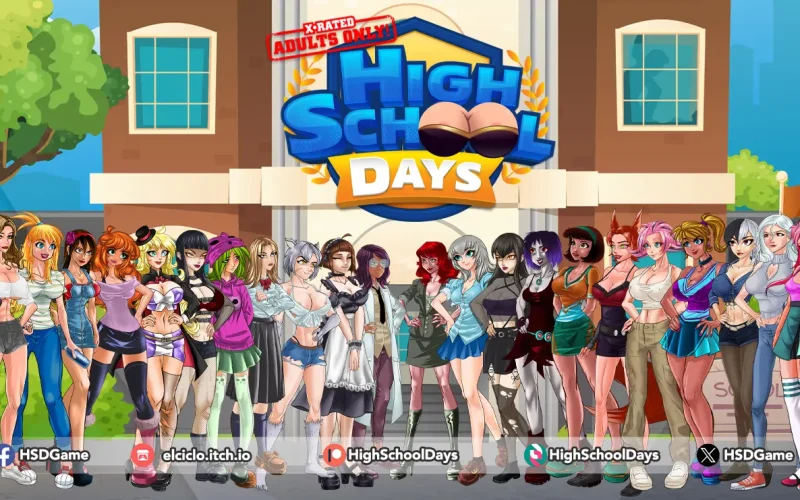High School Days cover 0.283 – Ren'Py adult game by El Ciclo free download