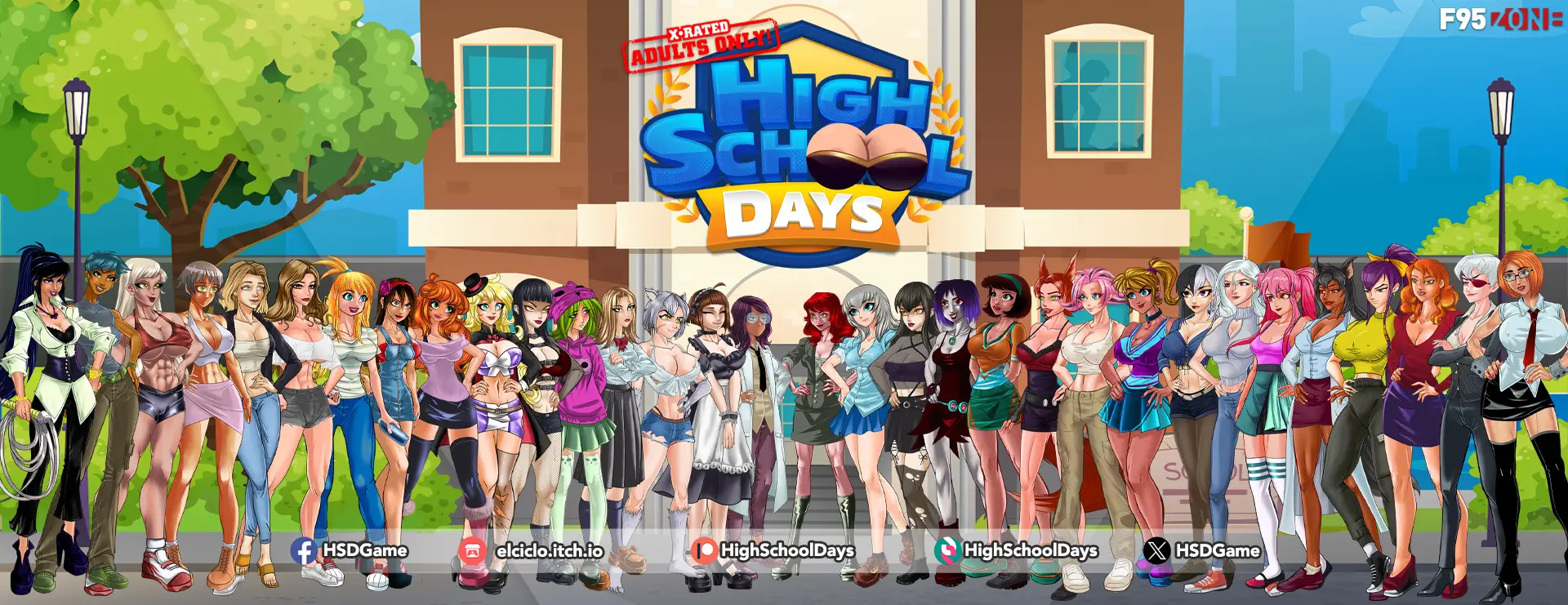 High School Days cover 0.283 – Ren'Py adult game by El Ciclo free download