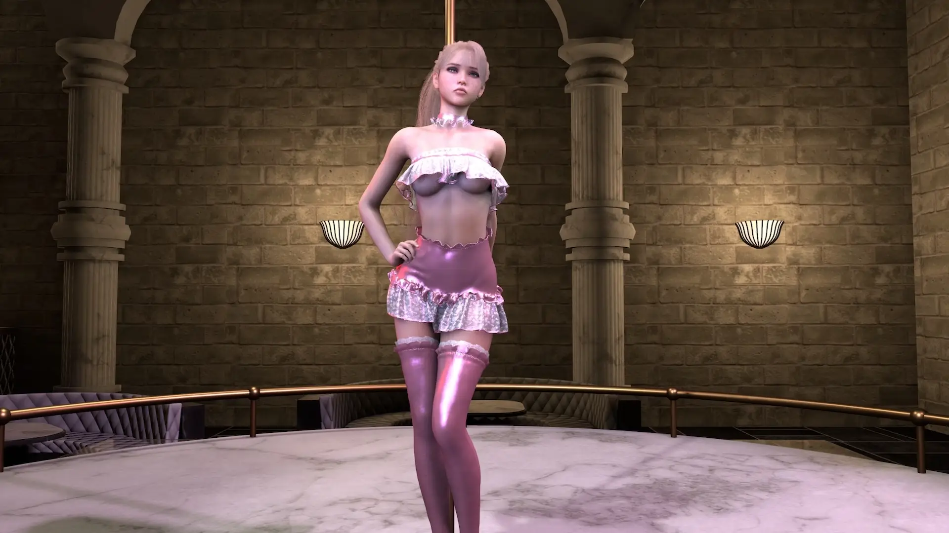 Rhinestone Gentleman’s Club gameplay screenshot 5 (Ren'Py adult game) by AeonPlus – free download