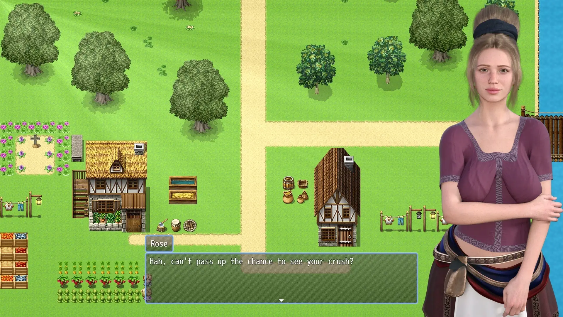 Invasion of Anaria gameplay screenshot 1 (RPGM adult game) by AnariaDev – free download