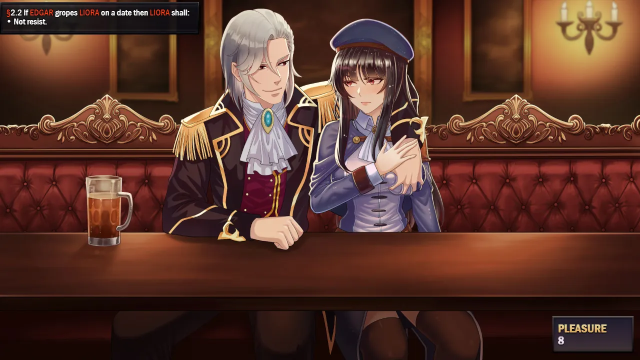 Liora’s Price of Dignity gameplay screenshot 7 (RPGM adult game) by aura-dev – free download