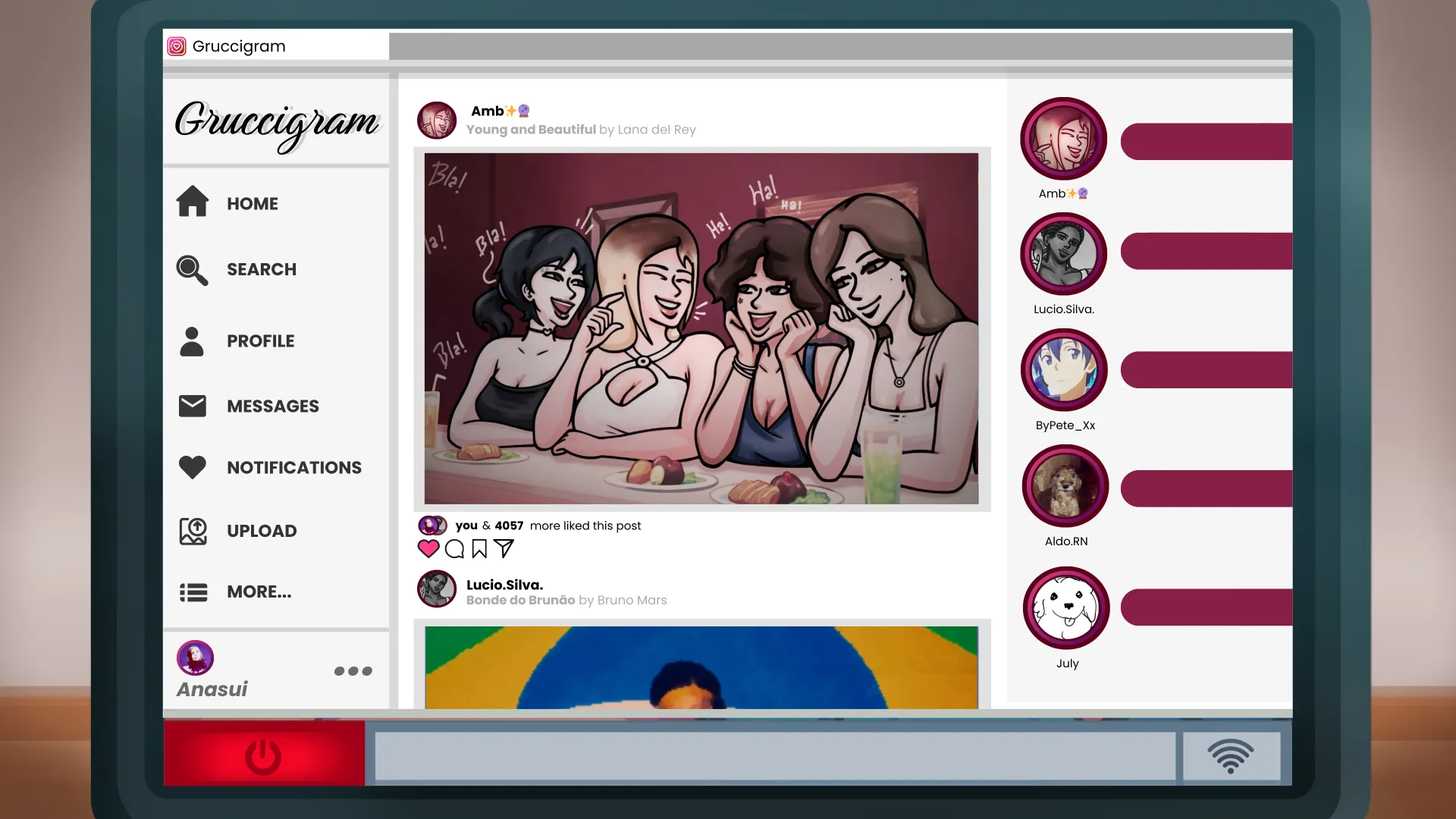 Bubblegum Apartments gameplay screenshot 2 (Ren'Py adult game) by BADevs – free download