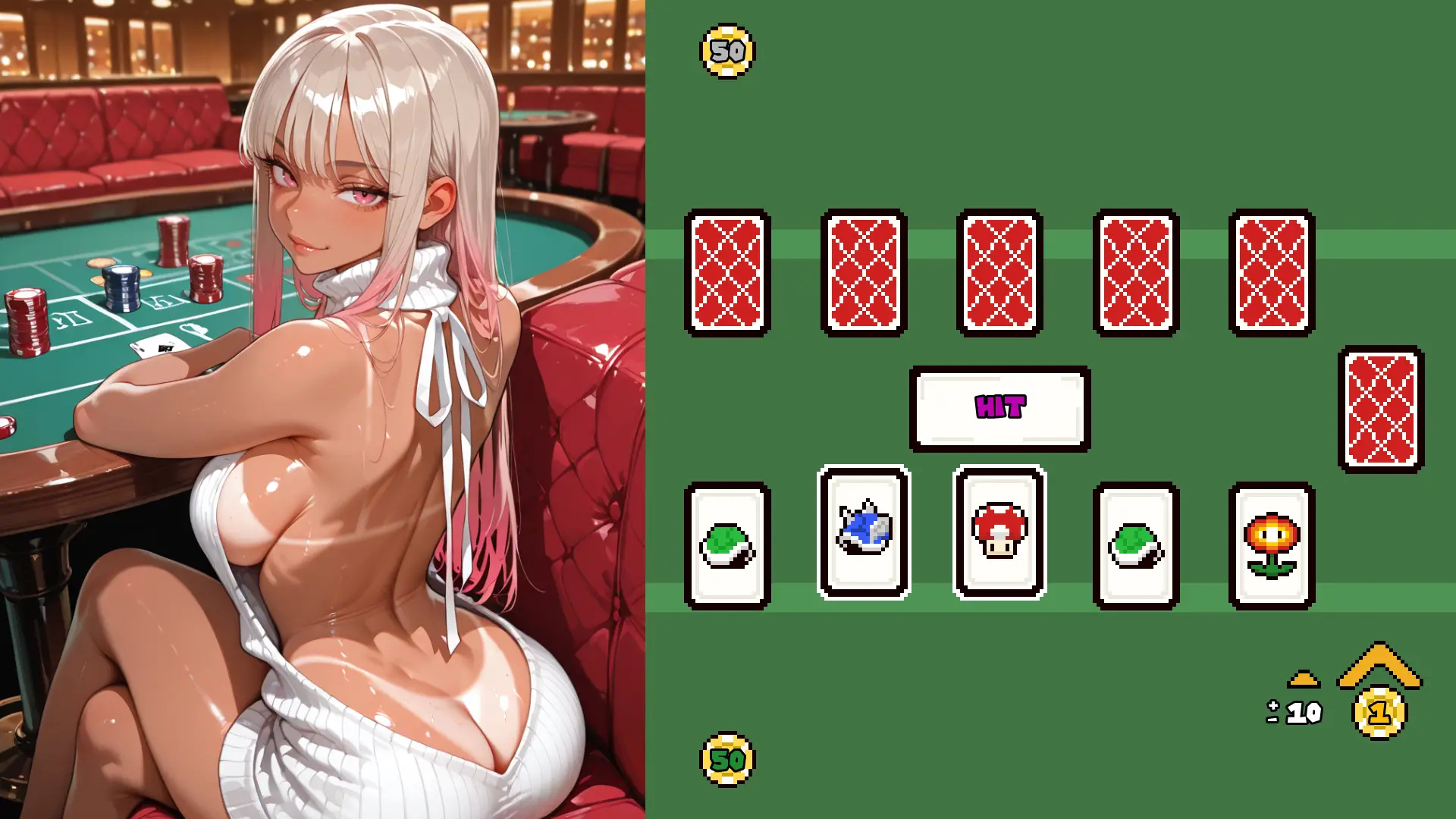 Princess Hearts Poker gameplay screenshot 10 (Ren'Py adult game) by Itrowg – free download