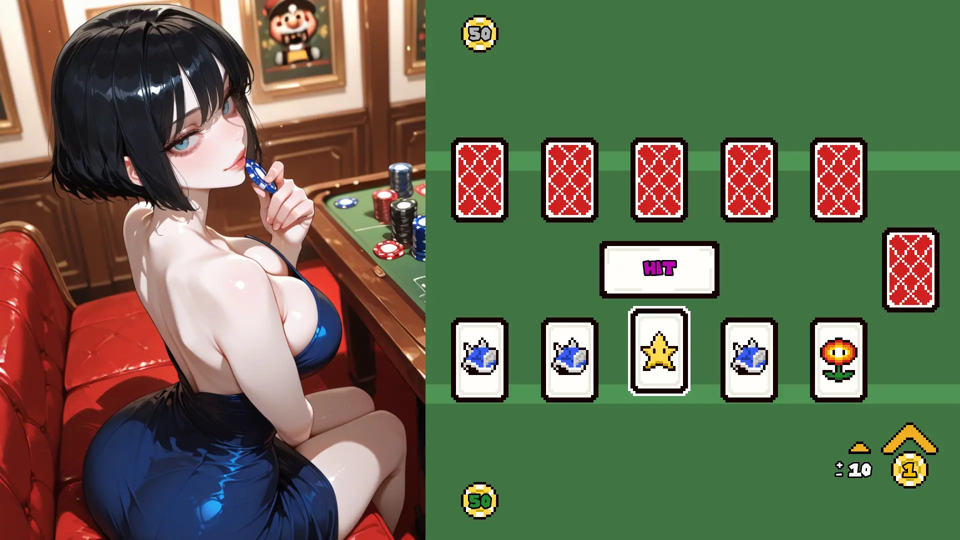 Princess Hearts Poker gameplay screenshot 8 (Ren'Py adult game) by Itrowg – free download