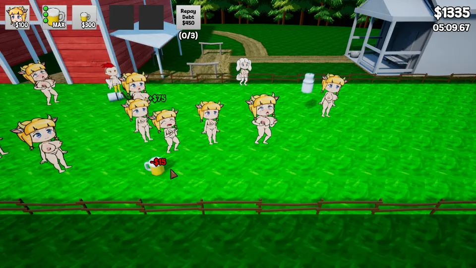 Holstaur Milk Ranch gameplay screenshot 3 (Unreal Engine adult game) by noxDev – free download