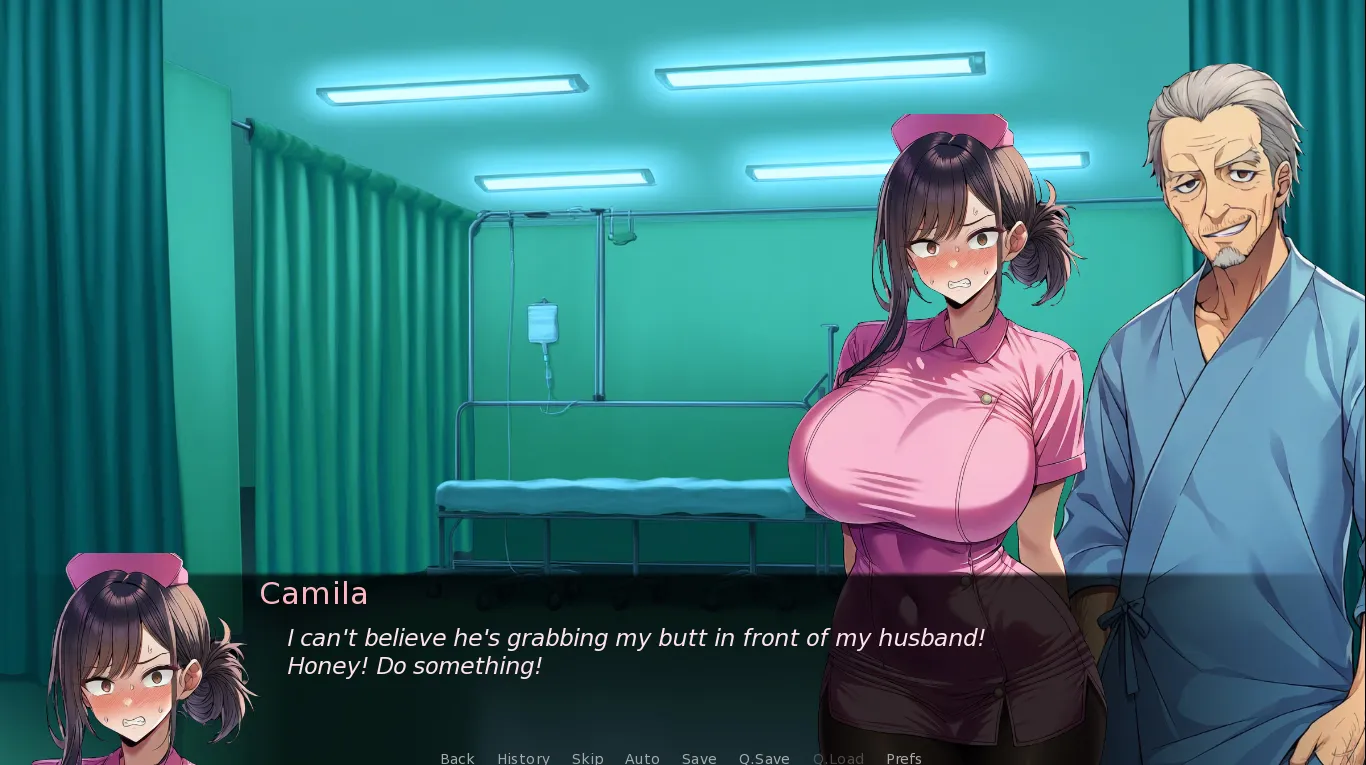 Nurse Desire gameplay screenshot 7 (Ren'Py adult game) by Deep_Desire – free download