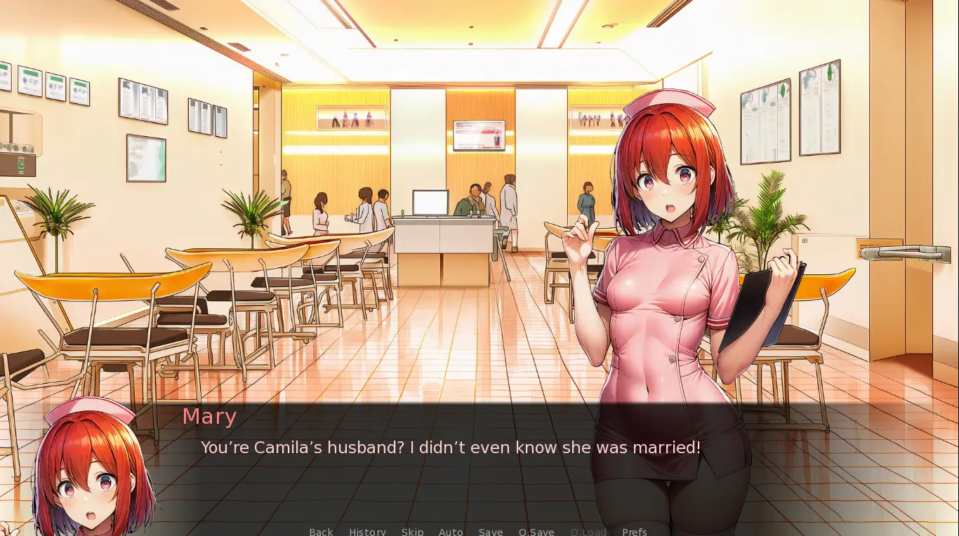 Nurse Desire gameplay screenshot 8 (Ren'Py adult game) by Deep_Desire – free download